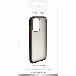 Puro Shadow Cover vāciņš ierīcei Samsung Galaxy S20 Ultra, melns