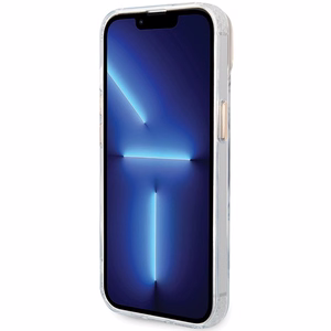 Guess metāla kontūra magnētiskais viedtālruņa apvalks iPhone 15 Plus / 14 Plus - zelta