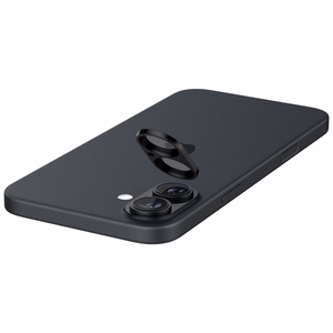 Spigen Optik GLAS.TR защита камеры 2-PACK для iPhone 16 / 16 Plus - чёрный