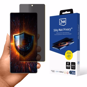 3mk Silky Matt Privacy – privātuma ekrāna aizsargs modelim Infinix Note 50 / Note 50 Pro