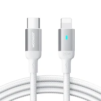 Joyroom Extraordinary Series A10 Lightning / USB-C PD 20W kabelis 1.2 m - balts