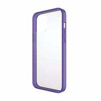 PanzerGlass ClearCase antibakterālais militārās klases sertificētais viedtālruņa apvalks iPhone 13 Pro Max - caurspīdīgs violets