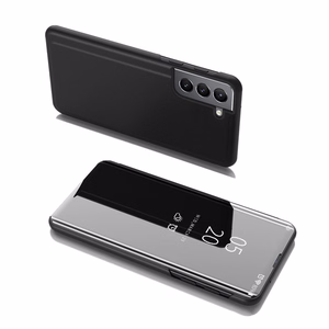 Clear View Case atverams vāciņš Samsung Galaxy S22 + (S22 Plus) melns