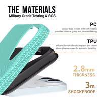 Perfectionists Trīsstūra magiju futrālis iPhone 15 zaļš