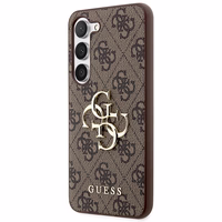 Guess GUHCS23S4GMGBR S23 S911 brūns/brūns cietais apvalks 4G Big Metal Logo
