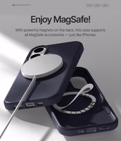 Korpuss Mercury Pure Magsafe Silicon Case Apple iPhone 17 tumši zils