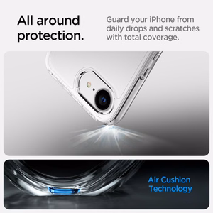 Spigen Ultra Hybrid iPhone 16e apvalks - caurspīdīgs