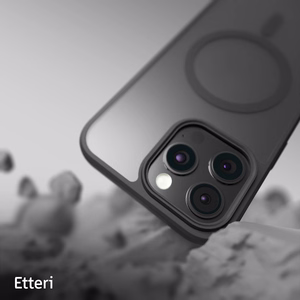 Etteri Matt Mag korpuss priekš iPhone 16 Pro 6,3" melns