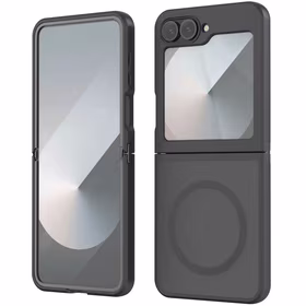 Spacecase Maciņš Hybrid Mag Galaxy Z Flip 6 melns