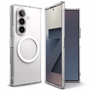 Ringke Fusion magnētiskais MagSafe viedtālruņa apvalks Samsung Galaxy Z Fold 7 - caurspīdīgs