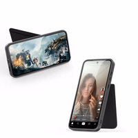 Viedtālruņa apvalks Dux Ducis Rafi II Samsung Galaxy S25 ar statīvu un maku - melns