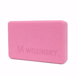 Wozinsky WKDJ-P jogas bloks Pilates un stiepšanās vingrinājumiem - rozā