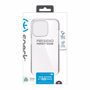 Speck Presidio Perfect-Clear vāciņš ierīcei iPhone 15 Pro, caurspīdīgs