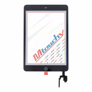 MUSTTBY skārienekrāns + aizmugurējā uzlīme + Home priekš iPAD Mini 3 (melns)