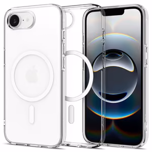 Spigen Liquid Crystal Mag MagSafe iPhone 16e apvalks - Caurspīdīgs