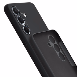 3mk silikona viedtālruņa apvalks Samsung Galaxy A55 5G - melns