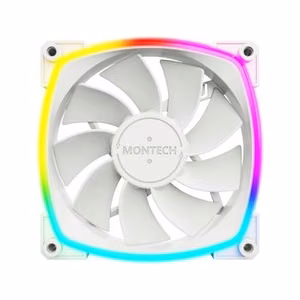 CASE FAN 120MM/RX120 PWM WHITE MONTECH
