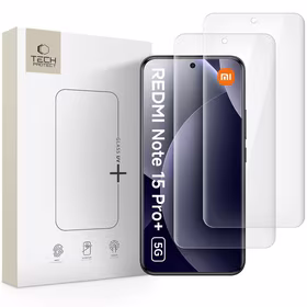 Tech-Protect Glass UV+ 2-Pack rūdīts stikls priekš Xiaomi Redmi Note 15 Pro+ 5G
