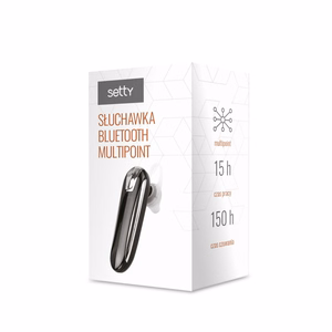 Setty daudzpunktu bluetooth austiņas SBM-01 melnas JO