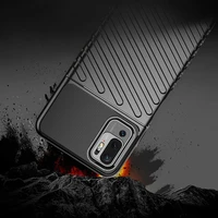 Thunder apvalks elastīgs izturīgs aizsargvāks TPU apvalks Xiaomi Redmi Note 10 5G / Poco M3 Pro melns