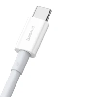 Baseus kabelis Superior USB - USB-C 1,0 m balts 66W