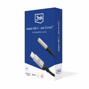 3mk USB-C–3,5 mm audio adapteris