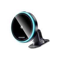 Automašīnas turētājs Essager "T1" melns (Magsafe 15W) (magnētisks / līmējošs paliktnis)