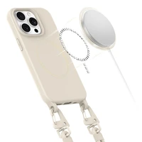 Tech-Protect MagNecklace Magnētiskais viedtālruņa apvalks iPhone 14 Pro - bēša