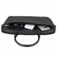 Wonder Portatīvā datora soma 15–16 collas pico quilted melnas krāsas