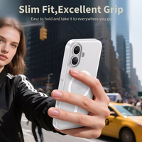 Tech-Protect MagSlim Magnētiskais viedtālruņa apvalks iPhone 17 - matēts balts