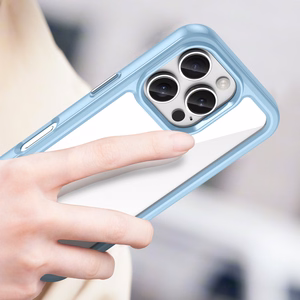 Outer Space viedtālruņa apvalks ar gēla rāmi iPhone 16 Pro - zils