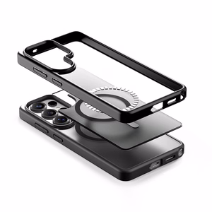 Rock Guard Touch Matte Series magnētiskais maciņš priekš Samsung Galaxy S26 Plus melns