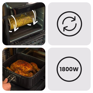 Huslog 1800W daudzfunkcionāls friteru katls