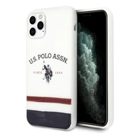 US Polo USHCN65PCSTRB iPhone 11 Pro Max balta Tricolor Pattern Collection