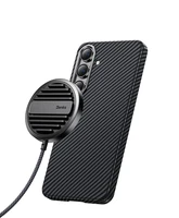 Benks Magnētiskais Armor Air Kevlar apvalks viedtālrunim Samsung Galaxy S24 - melns