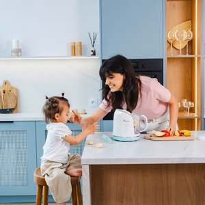 Momini TinyJar 4 vienā tvaika blenderis ar atkausēšanas funkciju