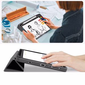 Tech-Protect SC Pen Canvas maciņš Samsung Galaxy Tab A9 / A11 8.7 pelēks