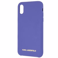 Karl Lagerfeld silikona apvalks iPhone X/Xs - violets