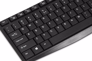 iBOX Eris USB tastatūra, Melns