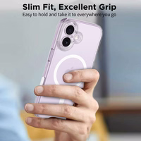 Tech-Protect Magpeak MagSafe CC viedtālruņa apvalks iPhone 17 - caurspīdīgs