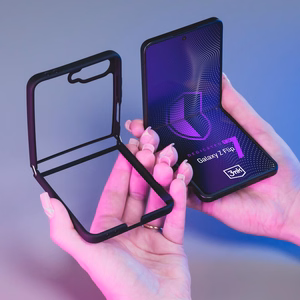 3mk Satin Armor Case+ для Samsung Galaxy Z Flip 7 - прозрачный чёрный