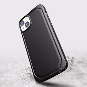 Raptic X-Doria Slim viedtālruņa apvalks iPhone 14 Plus aizmugures vāciņš melns
