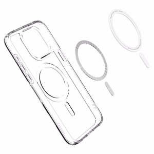 Spigen Ultra Hybrid Mag viedtālruņa apvalks ar MagSafe iPhone 15 Pro - balts