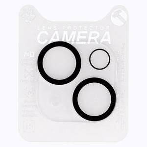 Tempered Glass HARD SILK PRINT for camera (LENS) for Iphone 15/15 Plus (island)