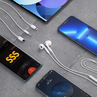 Dudao ieliekamās austiņas ar 3.5mm minijack savienotāju baltas (X14PRO)