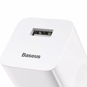 Baseus ātrās uzlādes USB 3.0 lādētājs (balts)