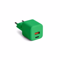 COLORUM wall lādētājs USB-A + USB-C PD 30W CLS30-AC-04 xGreen