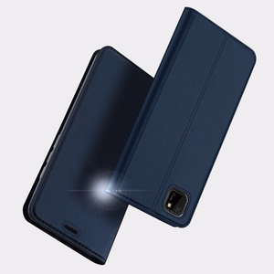 DUX DUCIS Skin Pro grāmatas tipa viedtālruņa apvalks Huawei Y5p rozā