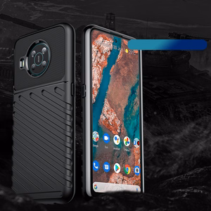 Thunder viedtālruņa apvalks elastīgs bruņu apvalks Nokia X100 melna