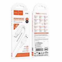 Kabelis USB A uz Micro USB Hoco 2,4A 1 m X120 balts